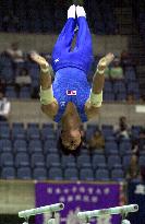 Tsukahara wins men's title in gymnastics c'ships